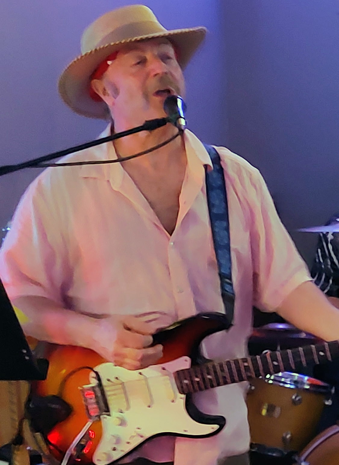 Mike Mancour performing guitar and vocals